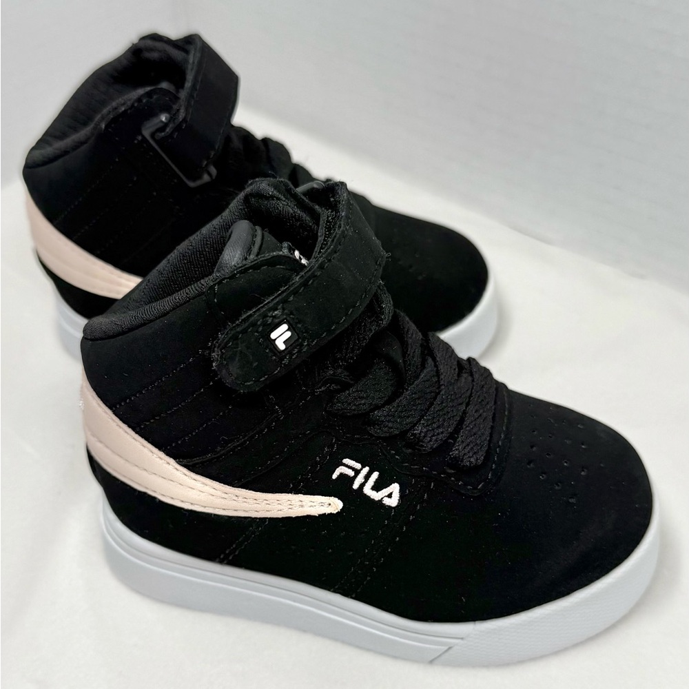 Fila Toddler Black and White Sneakers